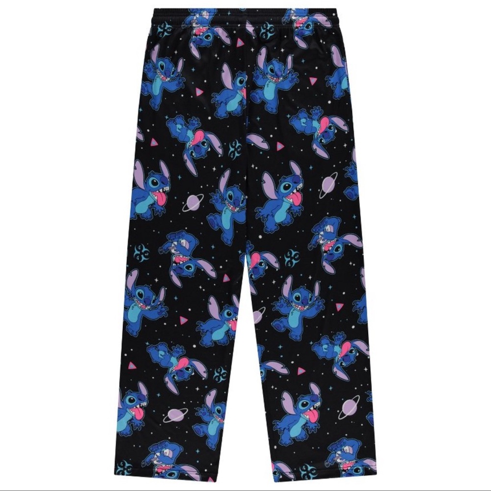 Adults Disney Pajamas with Stitch Print Pants XL - Picture 3 of 7